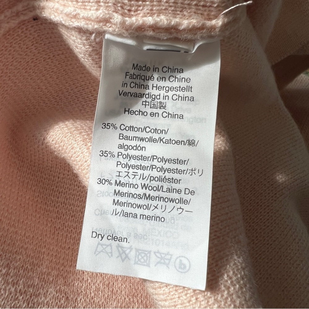 J.CREW 365 Sophie Open Front Knit Sweater Blazer Blush Pink Size Extra Small - Picture 5 of 13